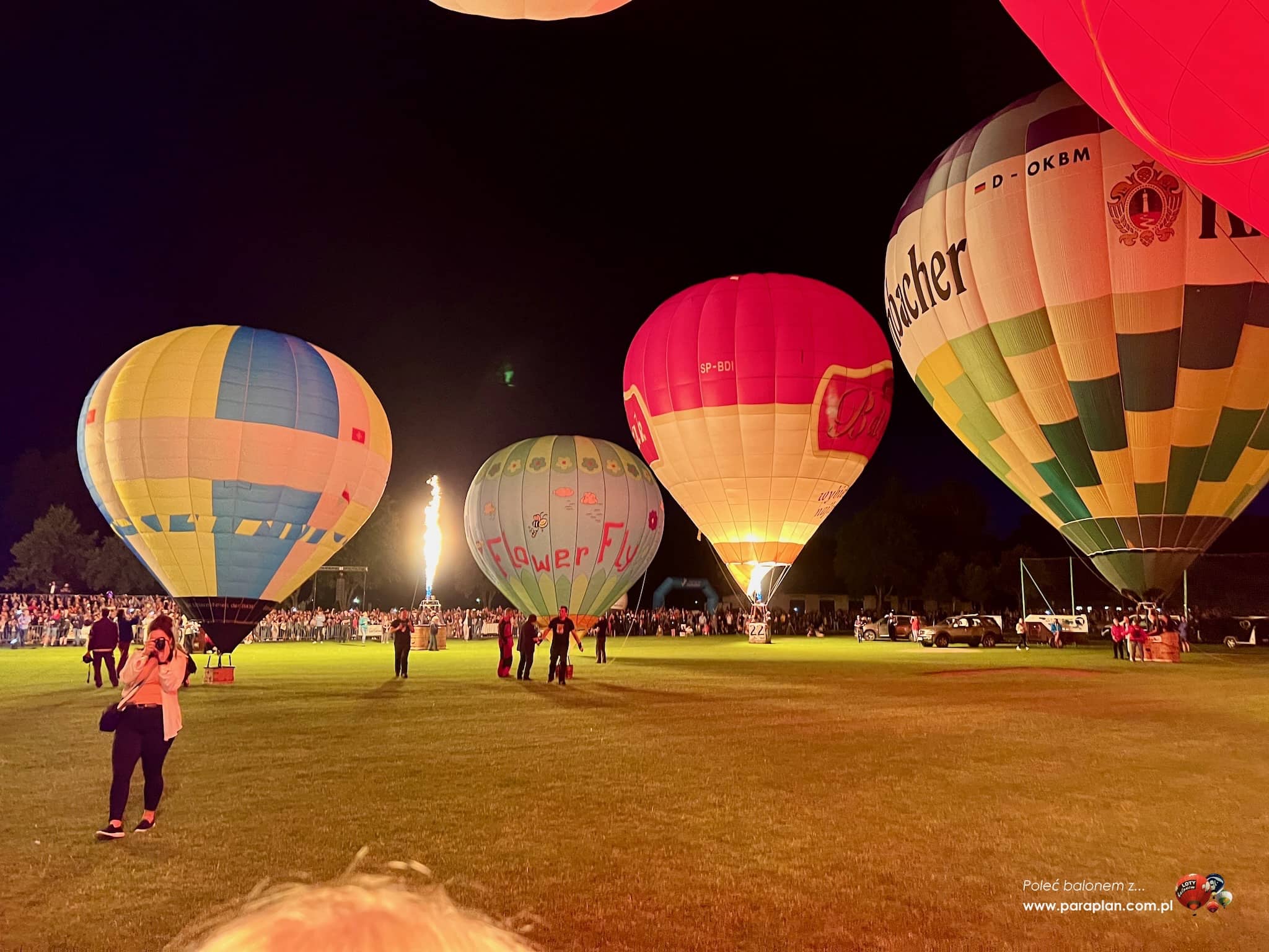 Nocna Gala (Night Glow) Festiwal Balonowy 2023 w Szczecinku (07-07-2023)