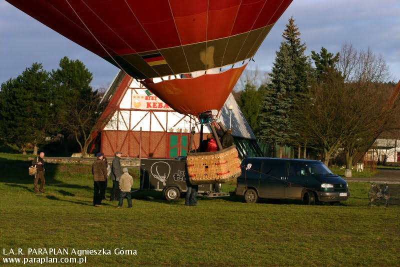 Lot balonem z pasażerami - Koszalin (25-12-2008)