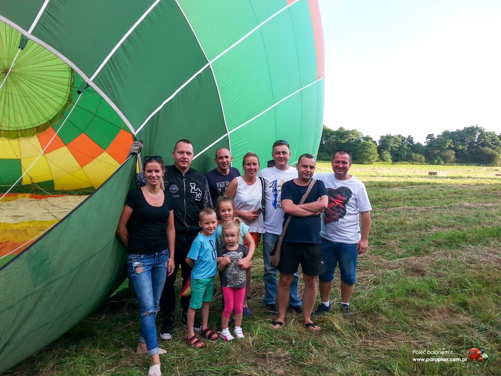 Lot balonem Garnki-Lulewice (02-08-2017)