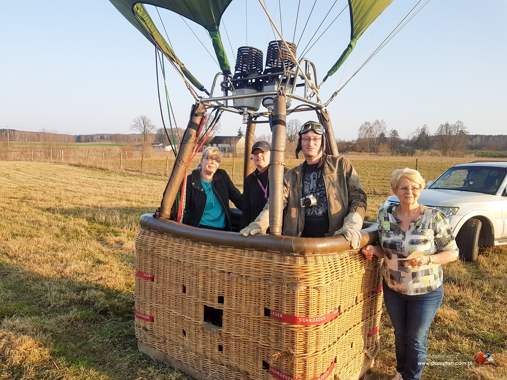 Lot balonem - Okolice Piły (09-04-2018) Lot balonem - Okolice Piły (09-04-2018)