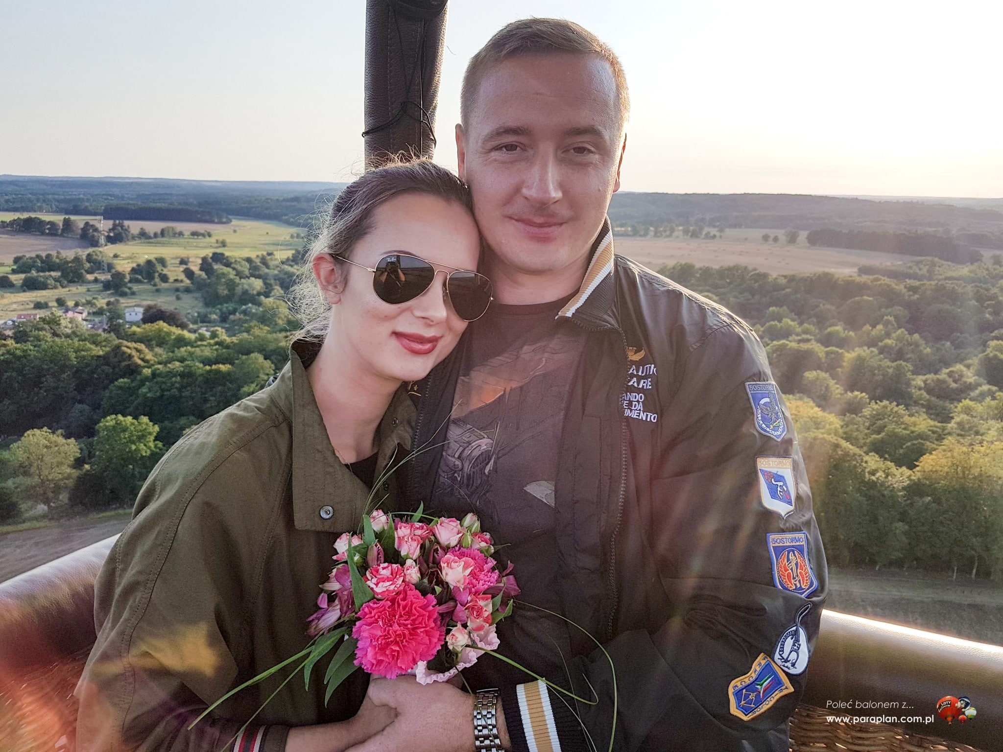Lot zaręczynowy balonem Czarnowęsy-Karlinko (16/08/2018)