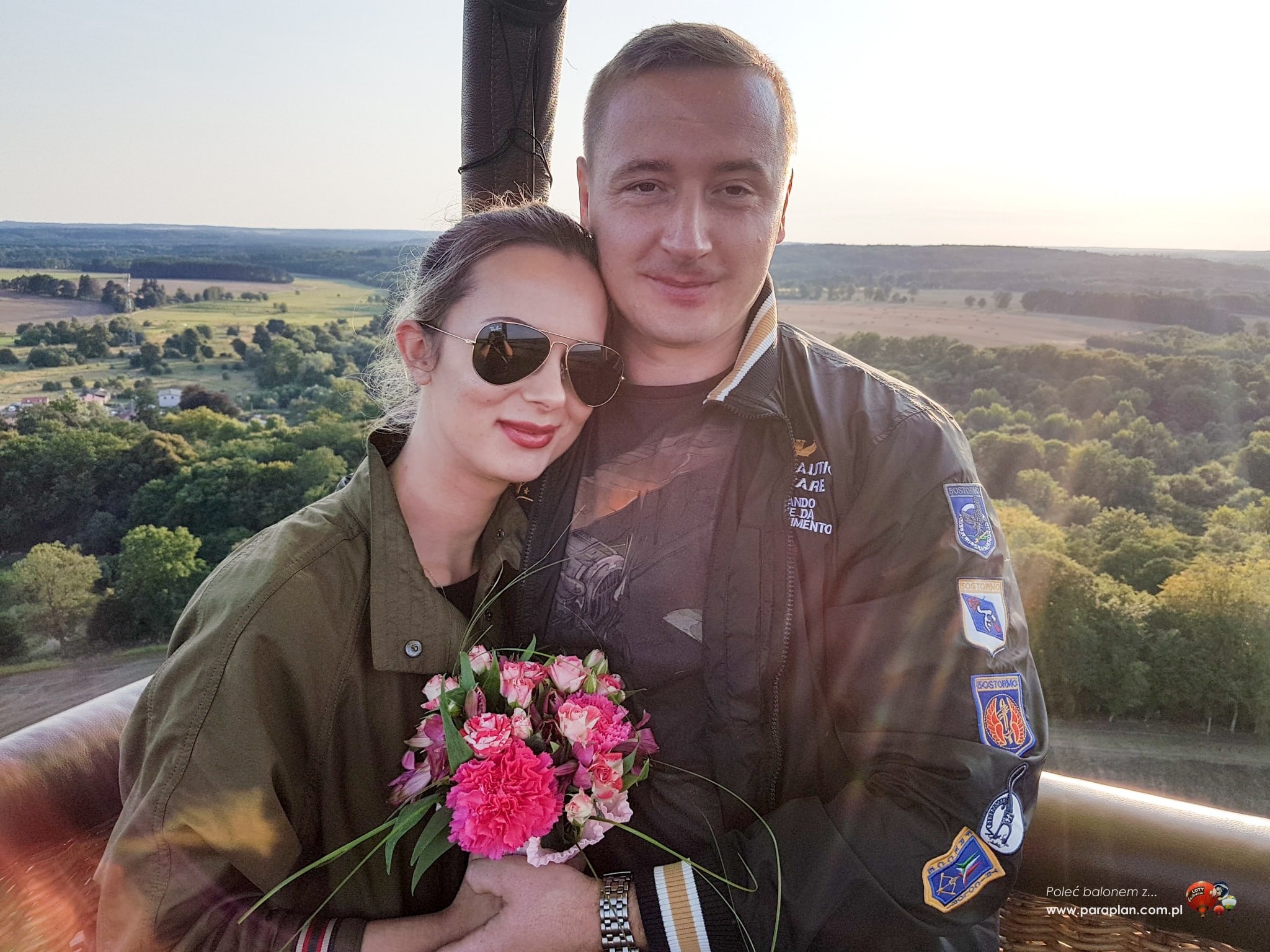 Lot zaręczynowy balonem Czarnowęsy-Karlinko (16/08/2018) Lot zaręczynowy balonem Czarnowęsy-Karlinko (16/08/2018)