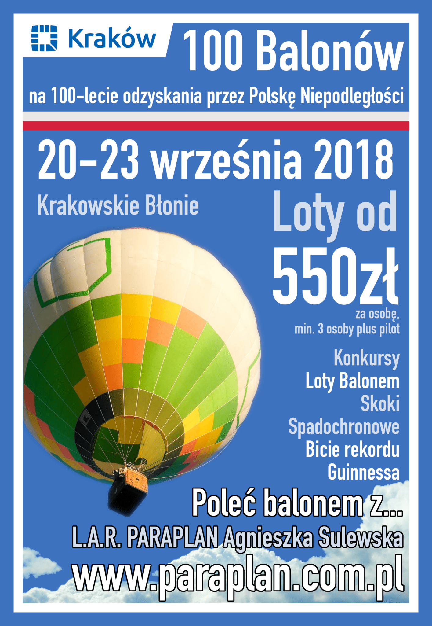100 Balonów - SKY OF FREEDOM